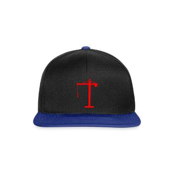 crane - Snapback Cap - black/bright royal - Front
