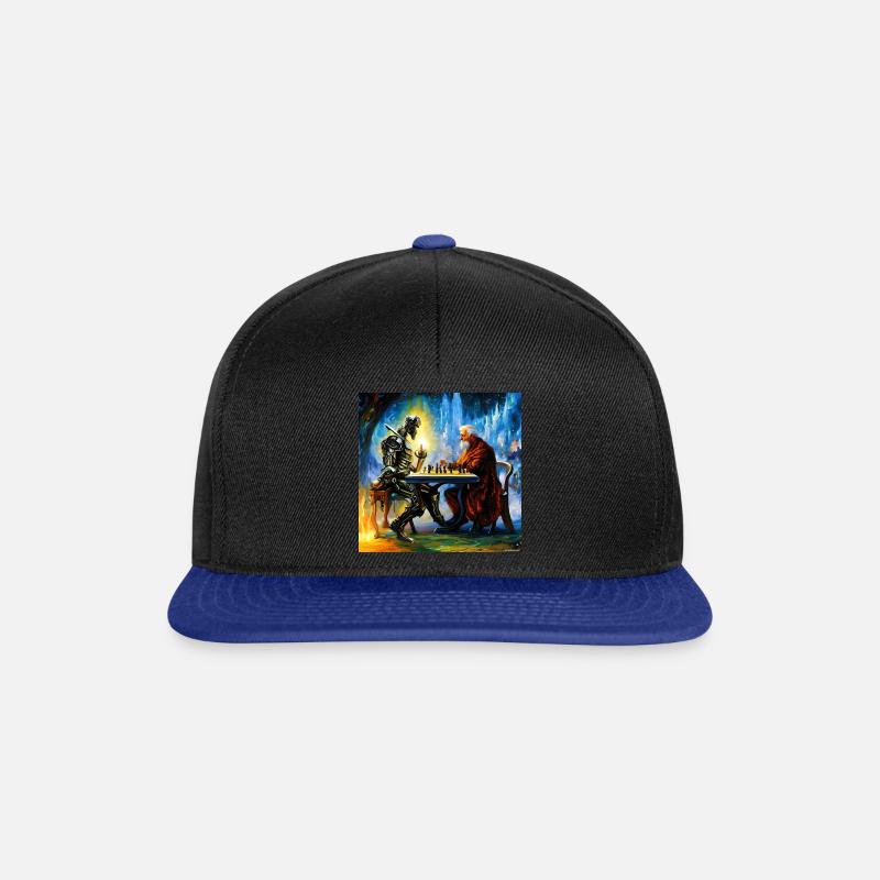 Remis - Snapback Cap - Schwarz/Königsblau