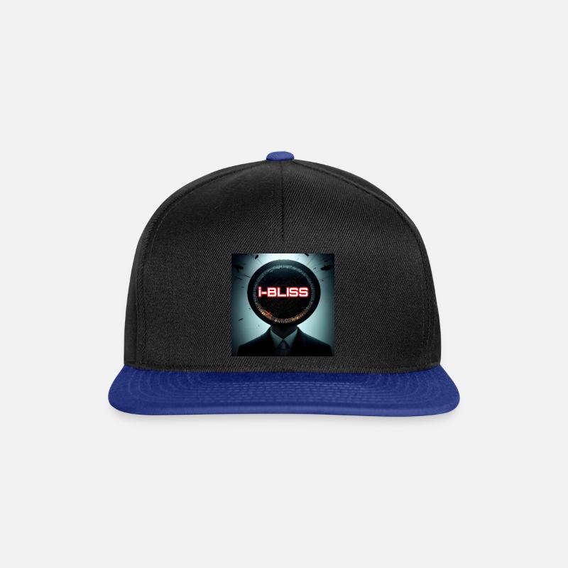 i-BLISS - Snapback Cap - Schwarz/Königsblau