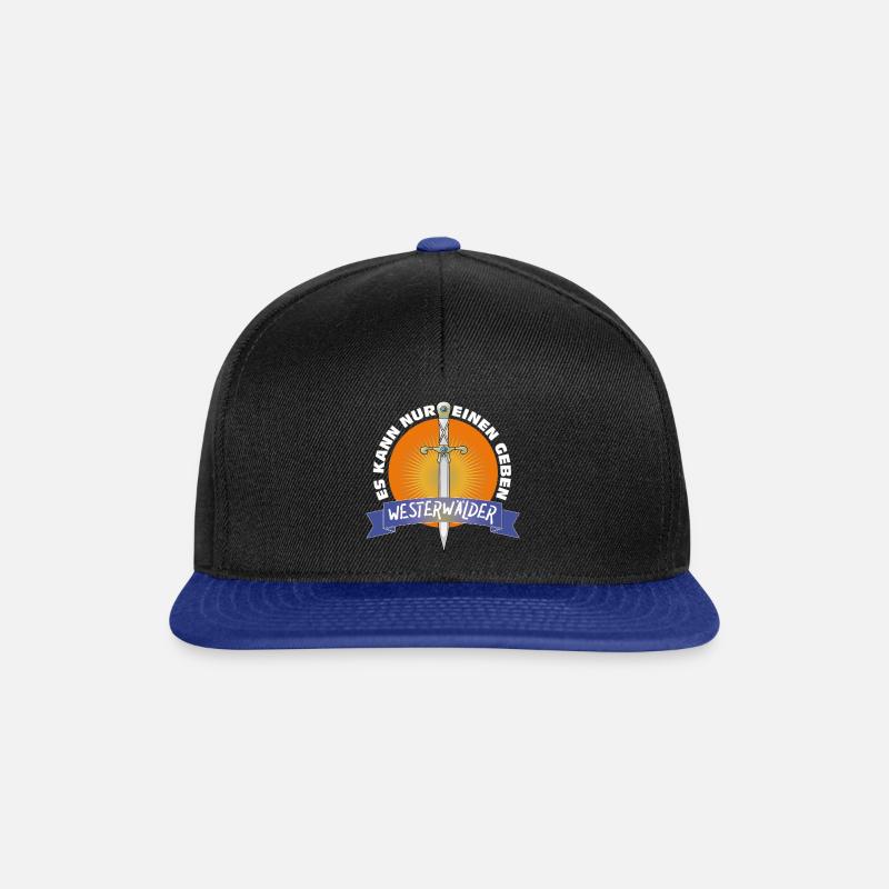 Westerwälder - Es kann nur einen geben Westerwald - Snapback Cap - Schwarz/Königsblau