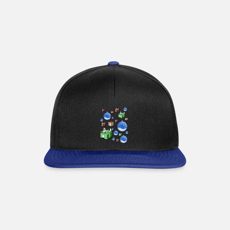 Weihnachten - Snapback Cap - Schwarz/Königsblau