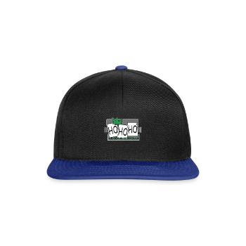 Noël Noël Noël Noël - Casquette snapback - noir/bleu royal - Devant