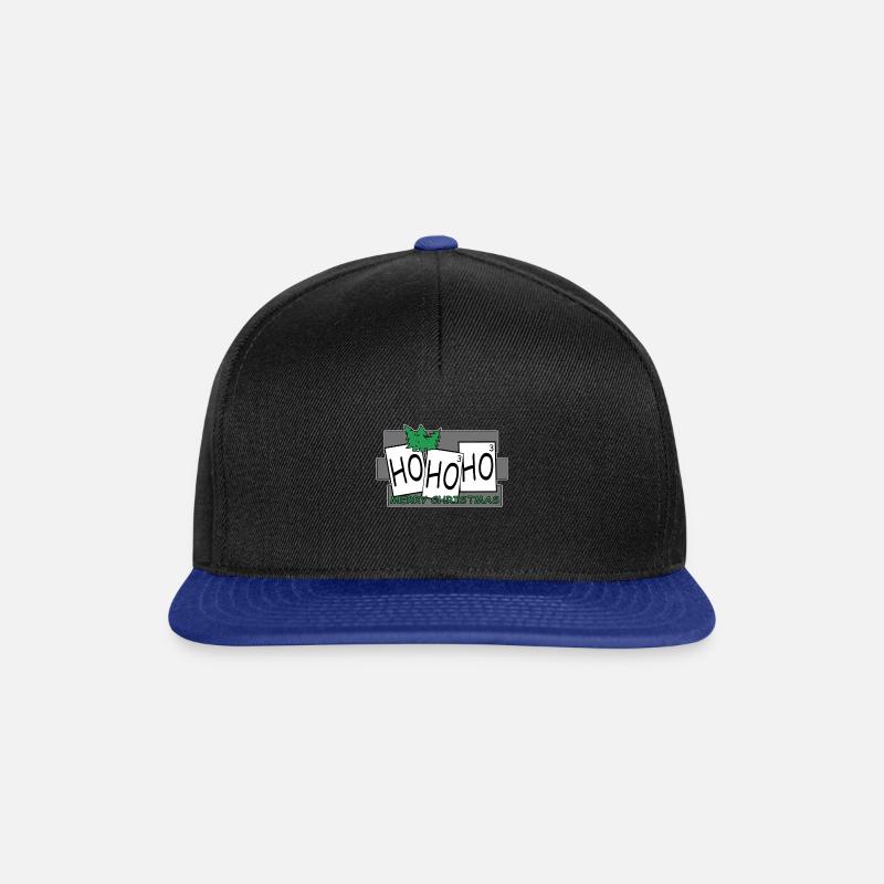 Noël Noël Noël Noël - Casquette snapback - noir/bleu royal