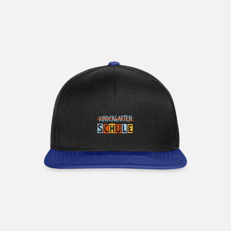 Retour à l'école - Casquette snapback - noir/bleu royal