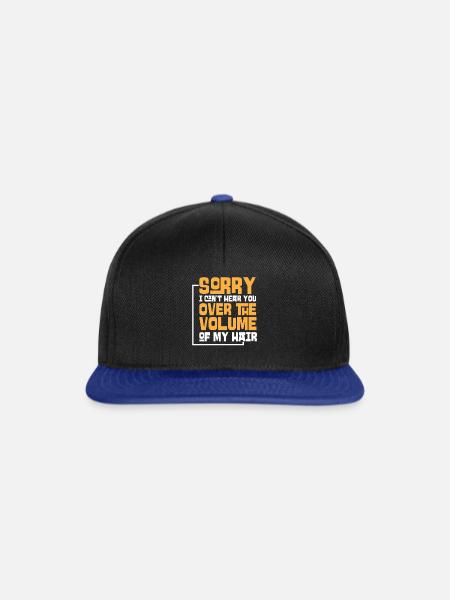 Hair - Snapback Cap - Schwarz/Königsblau