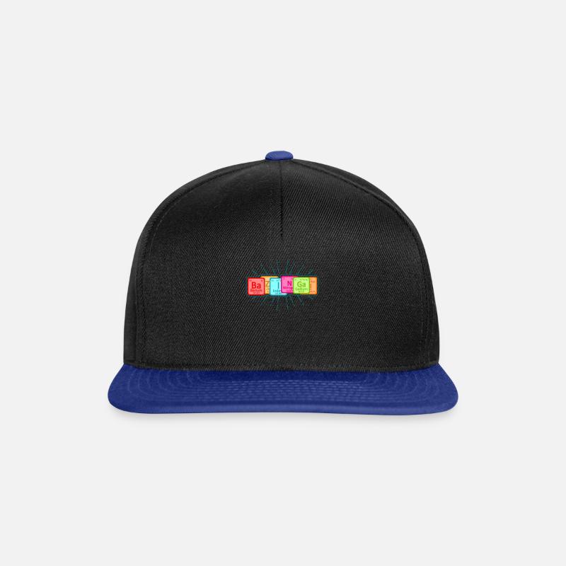 BaZNGA! Periodic Table Big Bang Theory - Snapback Cap - black/bright royal
