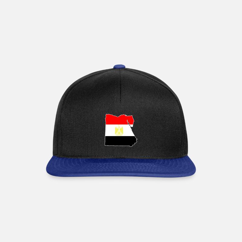 Egypt flag - Snapback Cap - black/bright royal