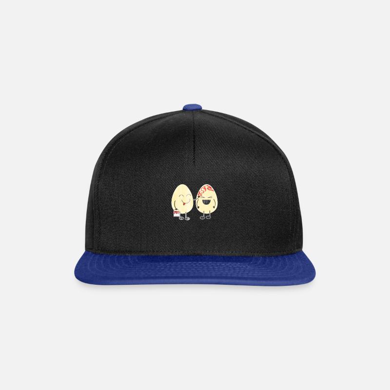 Easter - Snapback Cap - black/bright royal