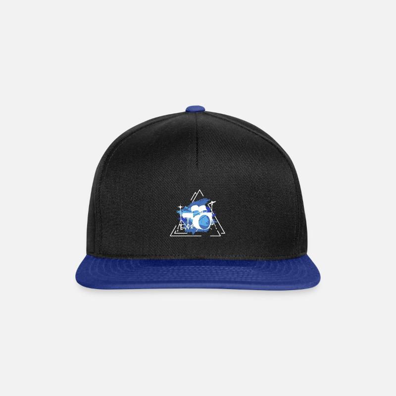 Batterie Percussion Percussion - Casquette snapback - noir/bleu royal