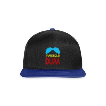 Tweedle Dum Carnaval Drôle De Dames After Ski - Casquette snapback - noir/bleu royal - Devant