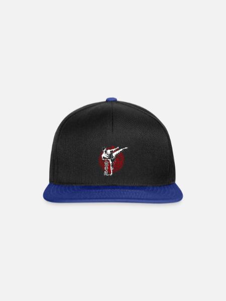 Karate - Snapback Cap - Schwarz/Königsblau