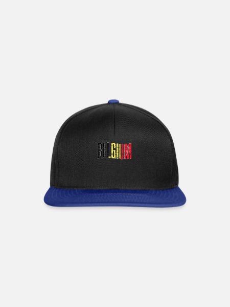 Belgien - Snapback Cap - Schwarz/Königsblau