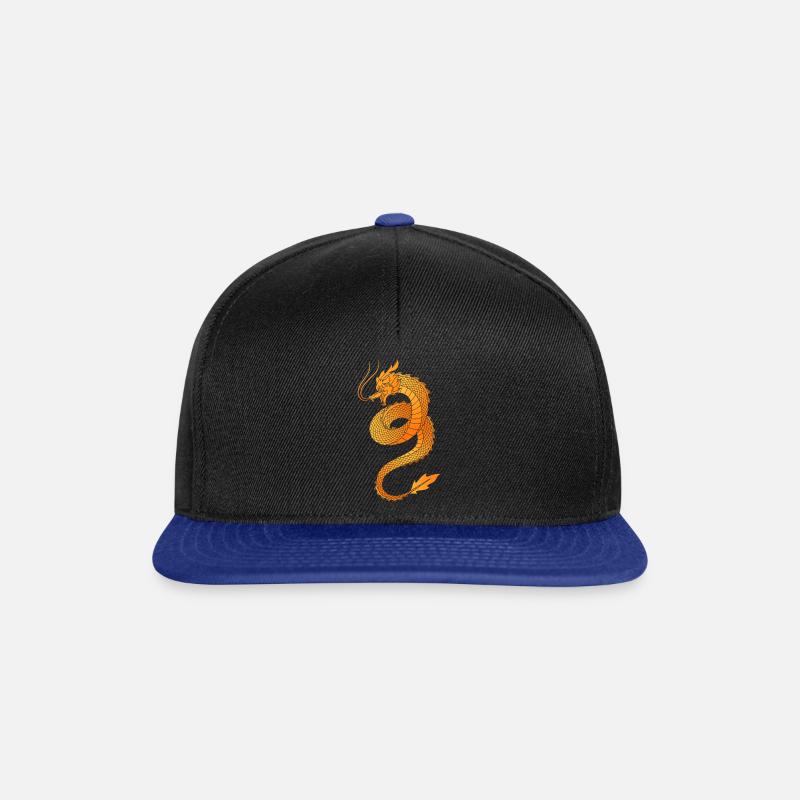 dragon - Casquette snapback - noir/bleu royal