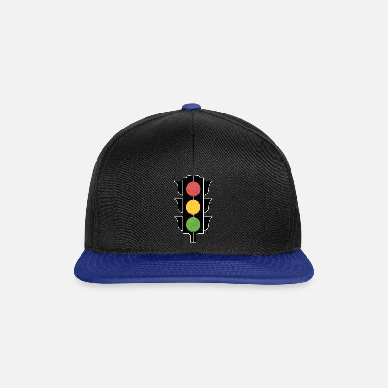 Ampel Grüne Welle - Snapback Cap - Schwarz/Königsblau