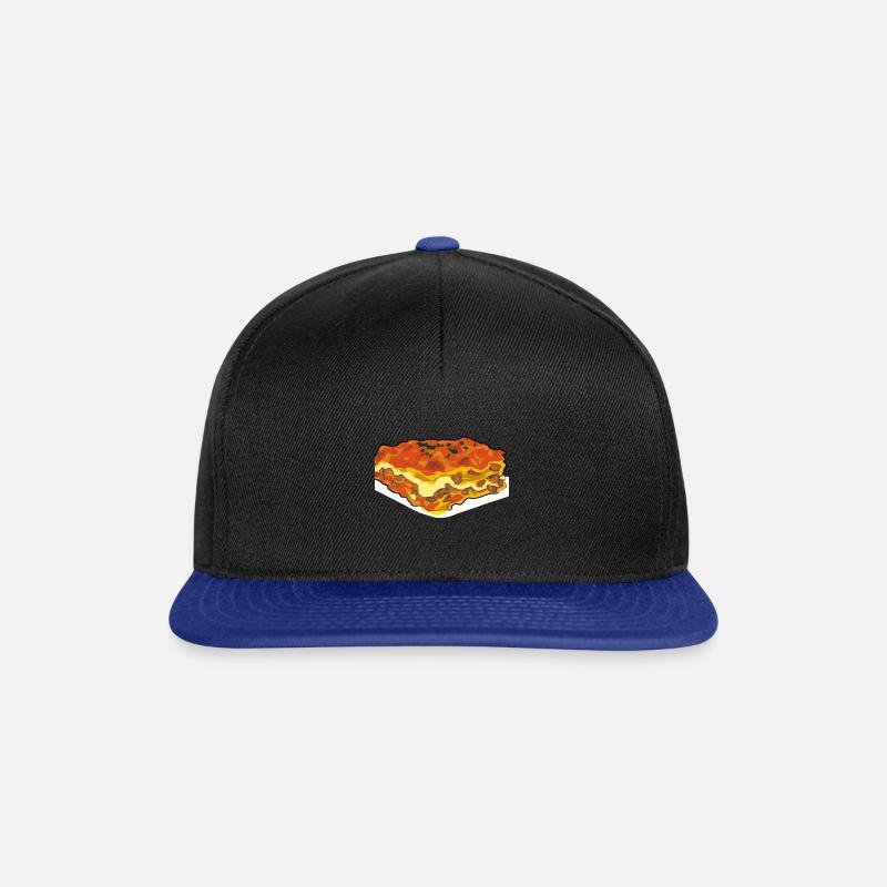 Lasagne Style BD - Casquette snapback - noir/bleu royal