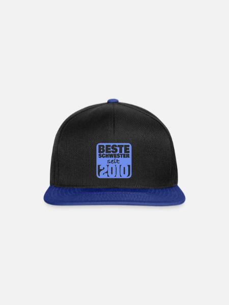 Geschwister 2010 - Snapback Cap - Schwarz/Königsblau
