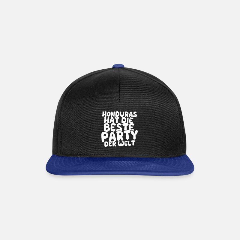 Le Honduras comme destination de vacances - Casquette snapback - noir/bleu royal