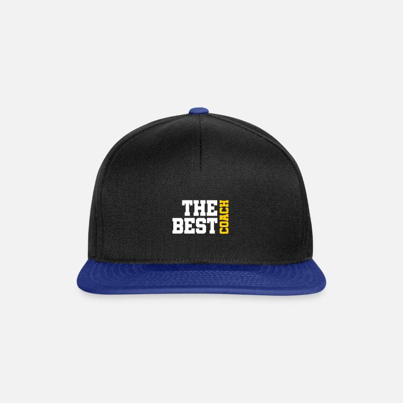 The best Coach - Der beste Trainer - Snapback Cap - Schwarz/Königsblau