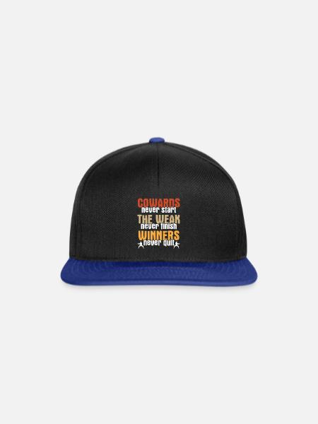 Japanischer Kampfsport Karate - Snapback Cap - Schwarz/Königsblau