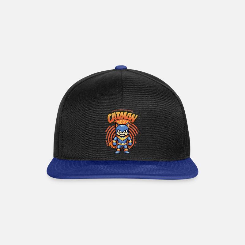 Catman - Snapback Cap - Schwarz/Königsblau