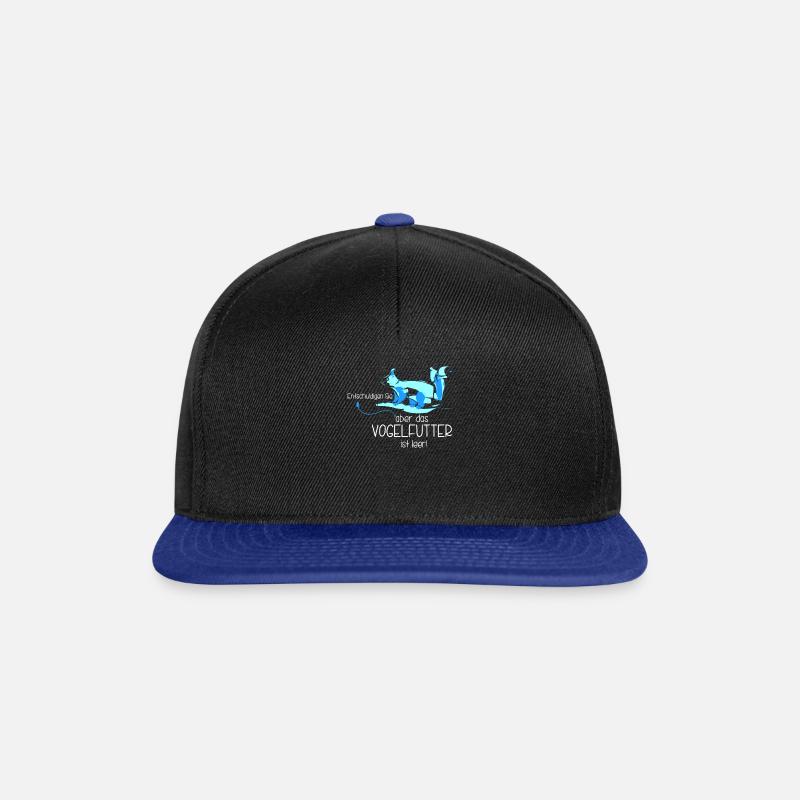 Eichhörnchen Eichhörnchen - Snapback Cap - Schwarz/Königsblau
