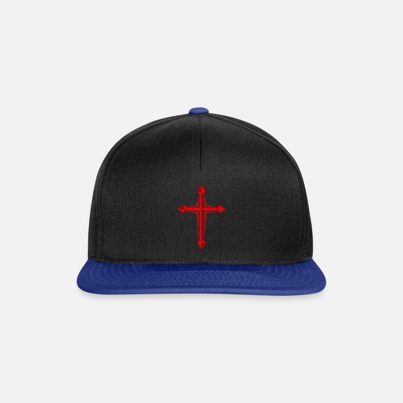 Knights Templar Knights Knights Medieval Templars - Snapback Cap - black/bright royal