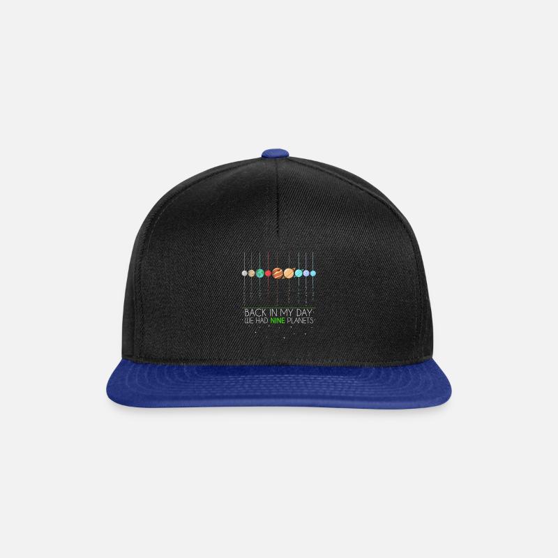 9 Planets Planets - Snapback Cap - Schwarz/Königsblau