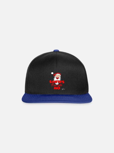 Weihnacht Weihnachten Weihnacht Weihnachten X-Mas - Snapback Cap - Schwarz/Königsblau
