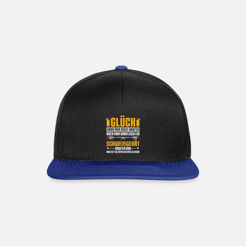 Schweissgeraet Welding Ger - Snapback Cap - Schwarz/Königsblau