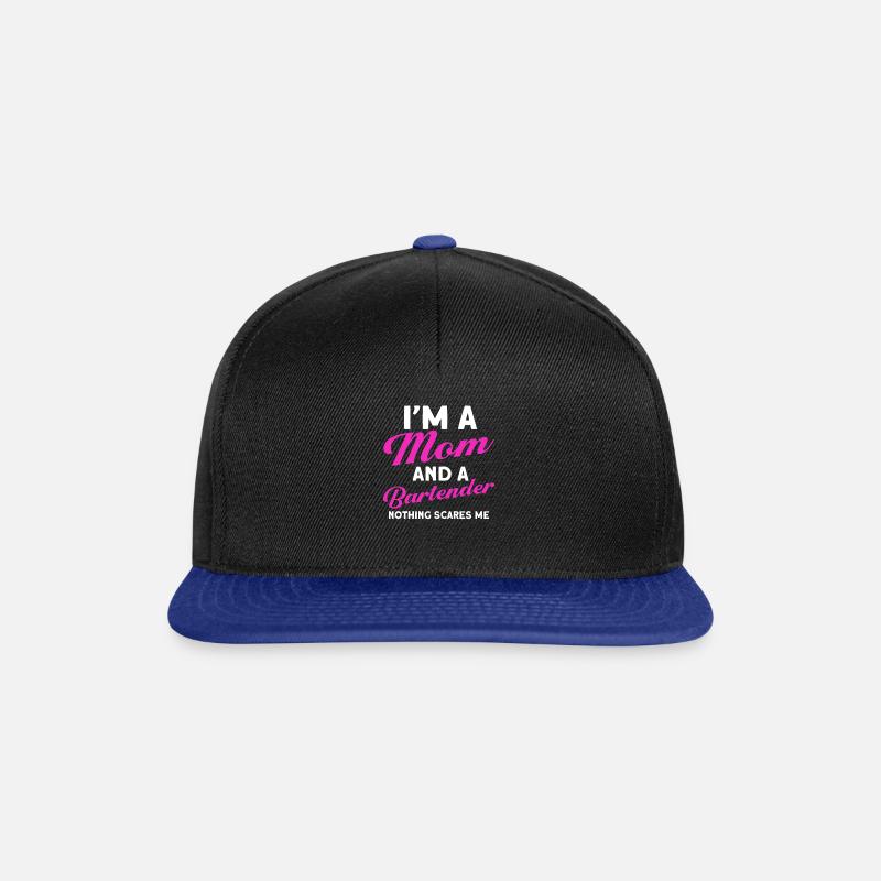 Bartender Gift Mixologist Saying Bar - Snapback Cap - black/bright royal