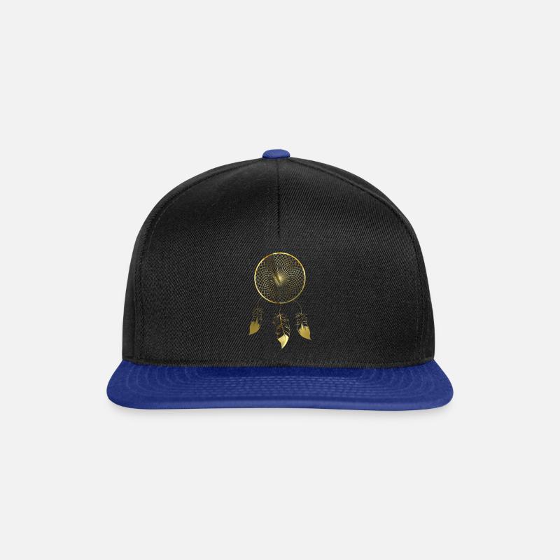 Dream catcher Gold Edit. - Snapback Cap - black/bright royal
