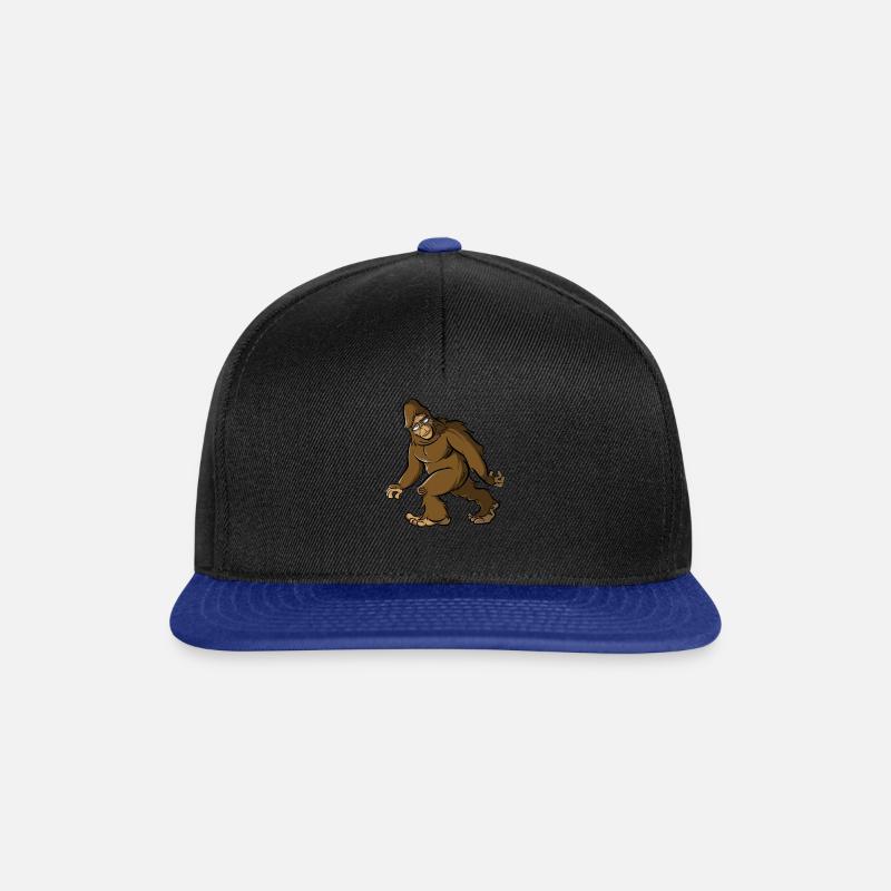 Bigfoot - Snapback Cap - black/bright royal