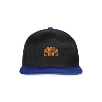 Ice Cream Squad Für Gefrorene Süße Fans - Snapback Cap - Schwarz/Königsblau - Vorne