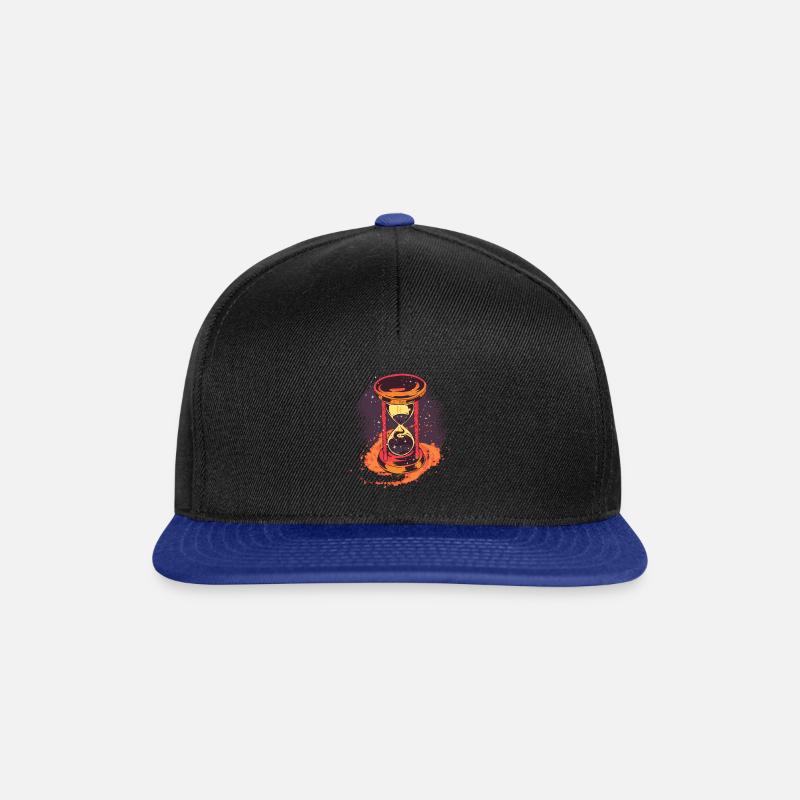 Imagination de sablier - Casquette snapback - noir/bleu royal