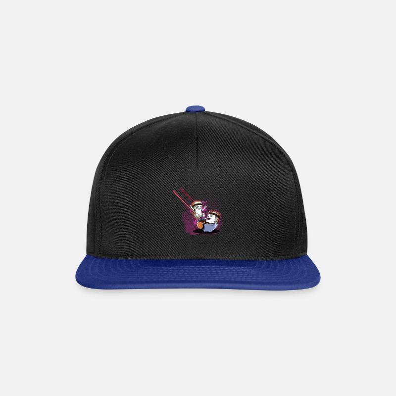 Sushi Reis Lachs Japan - Snapback Cap - Schwarz/Königsblau