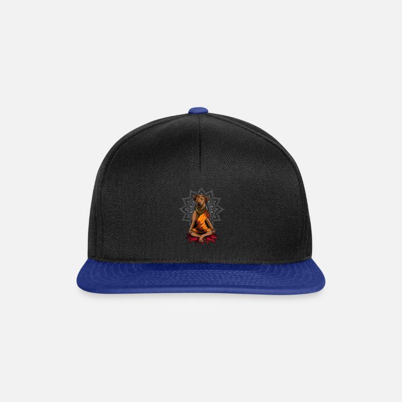 Rhodesian Ridgeback - Snapback Cap - Schwarz/Königsblau