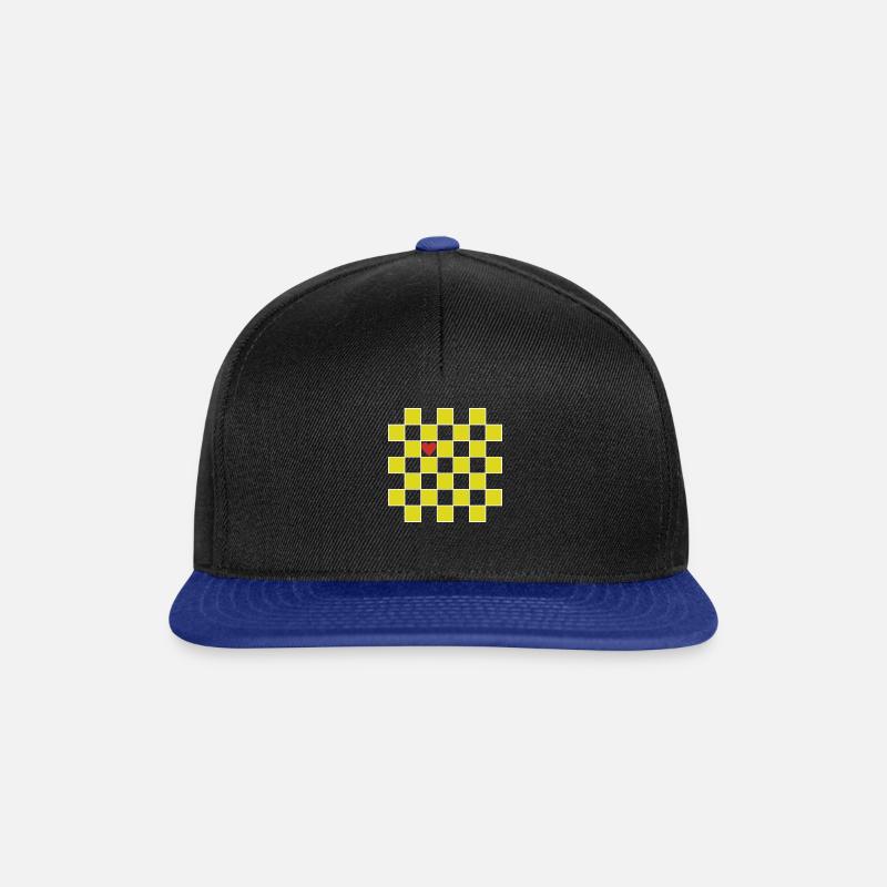 Die Liebe im Innern - Snapback Cap - Schwarz/Königsblau