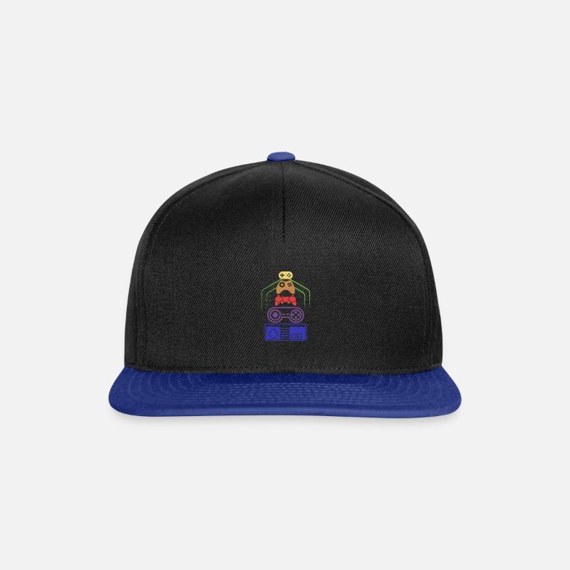 Controller - Snapback Cap - Schwarz/Königsblau