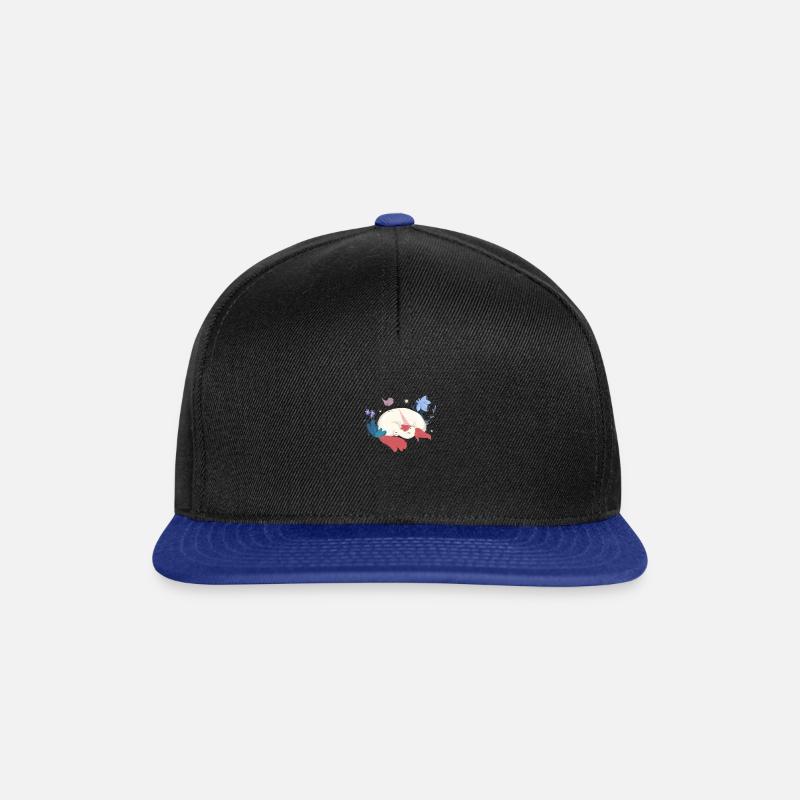 Einhorn schläft im Wald - Snapback Cap - Schwarz/Königsblau