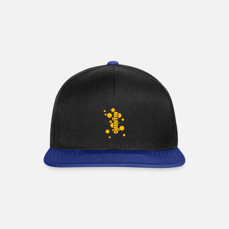 Quentin som Quentin - Snapback Cap - sort/kongeblå