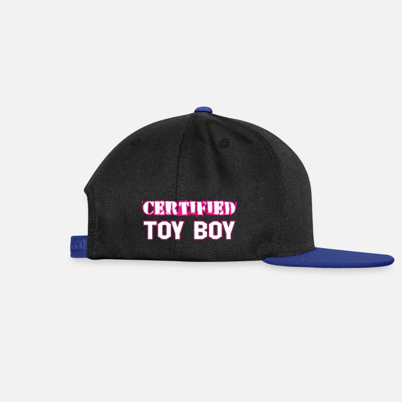 CERTIFIED TOY BOY - Snapback Cap - black/bright royal