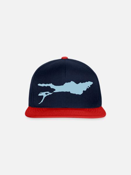 bodensee - Snapback Cap - Navy/Rot