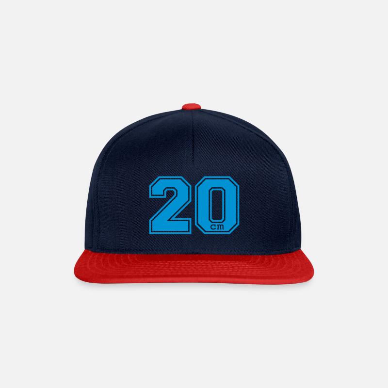 twenty - 20 - Casquette snapback - bleu marine/rouge