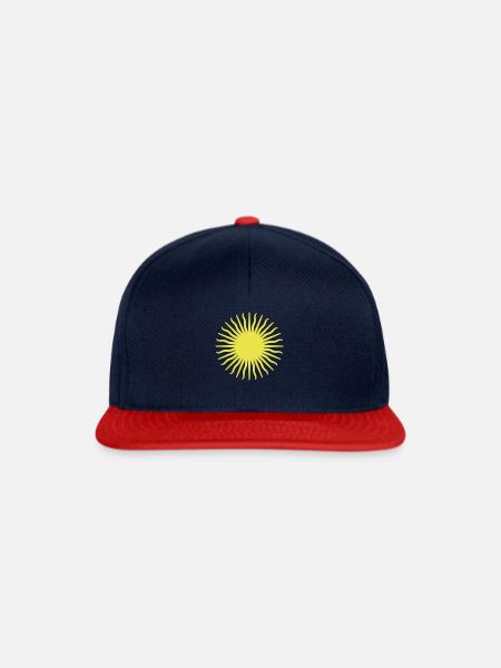 Sonne sun sol Inkas - Snapback Cap - Navy/Rot