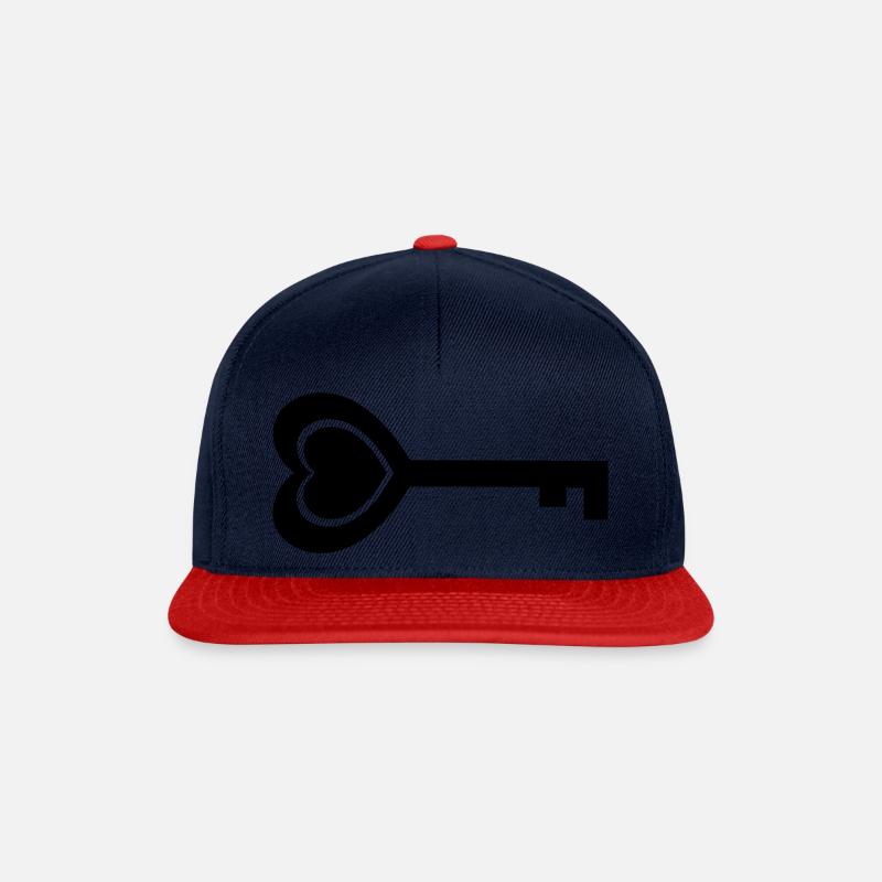Paar - Snapback Cap - Navy/Rot