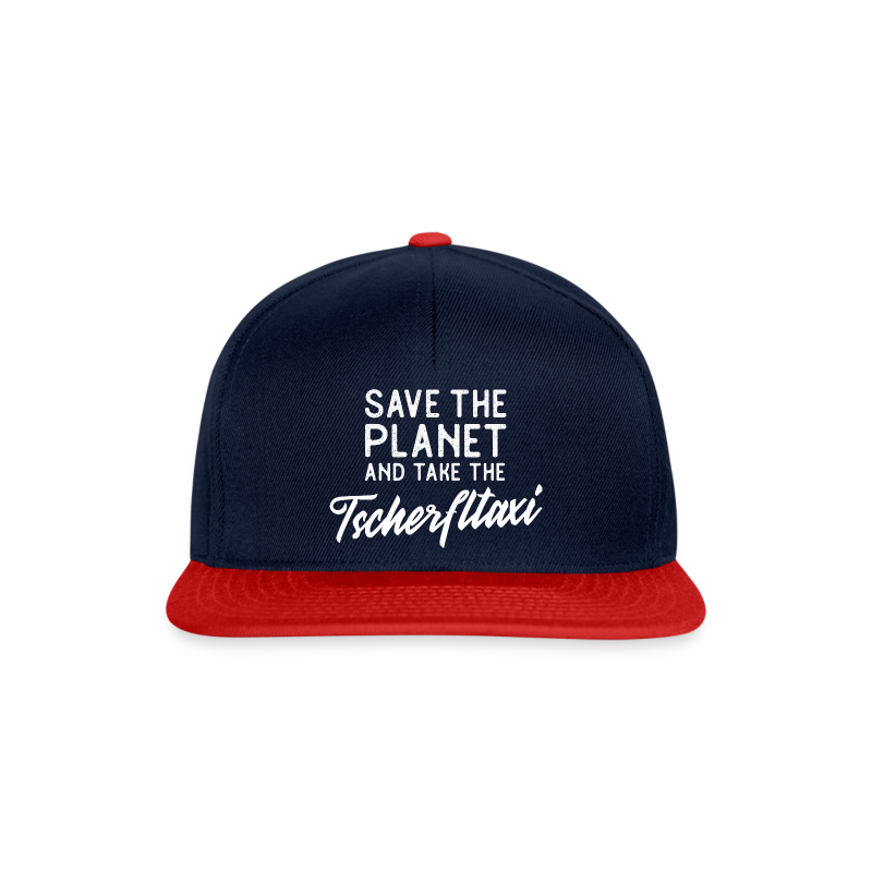 Save the planet and take the Tscherfltaxi - Snapback Cap