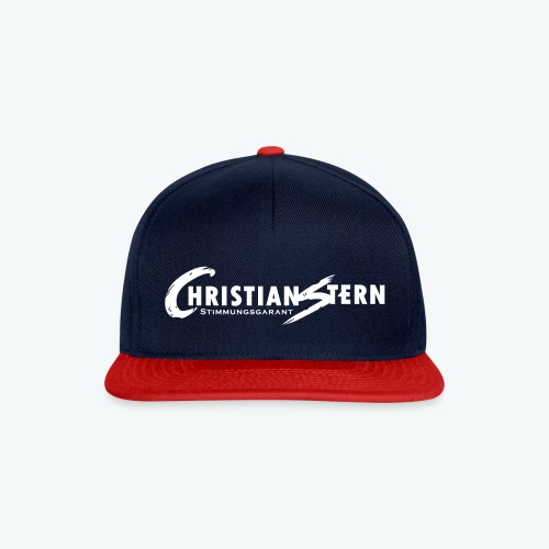 Christian Stern Logo Weiß - Snapback Cap