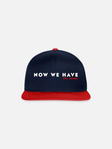 now we have the salad - Snapback Cap - Navy/Rot
