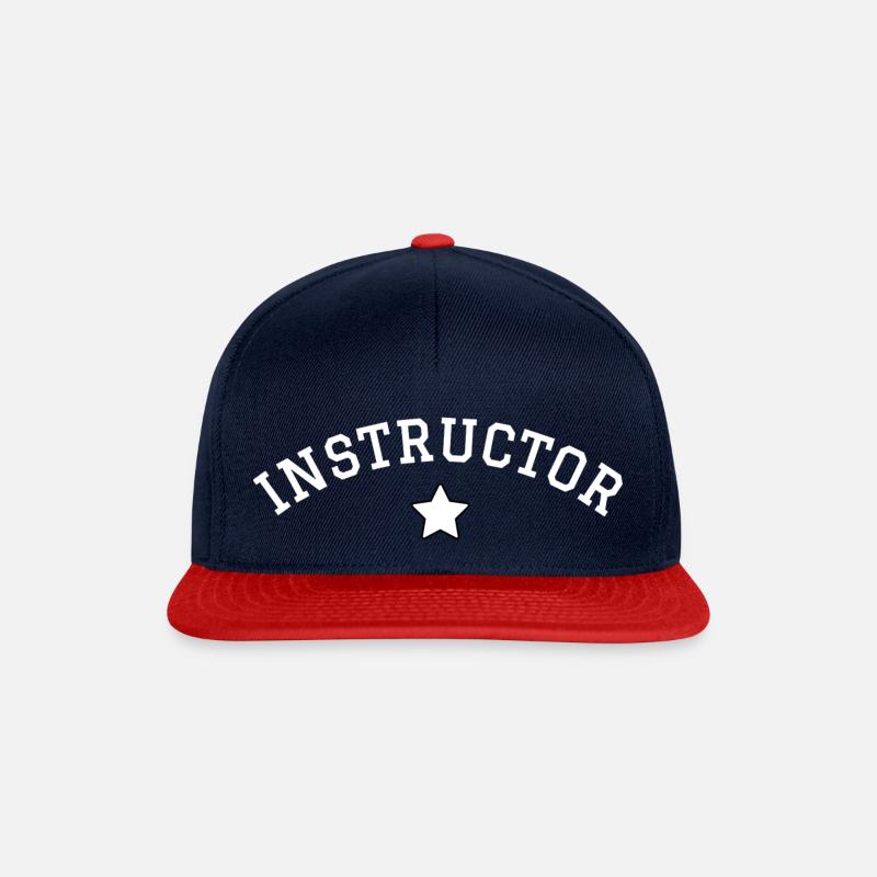 Instructor - Snapback Cap - Navy/Rot