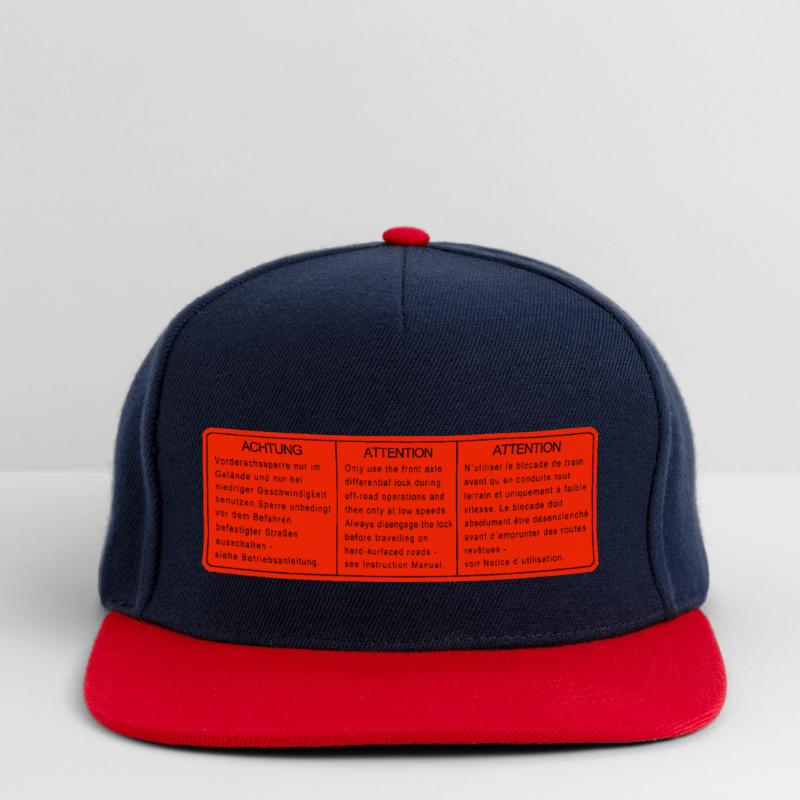 SYNCRO DIFF LOCKS differenzialsperren aufkleber Snapback Cap